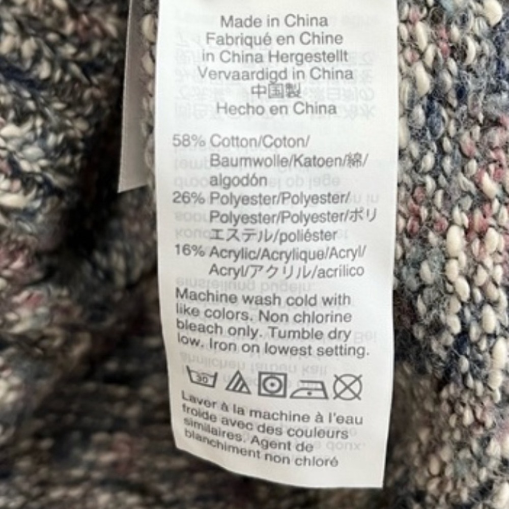 J. Crew Factory Textured Button Front Cardigan Sw… - image 5